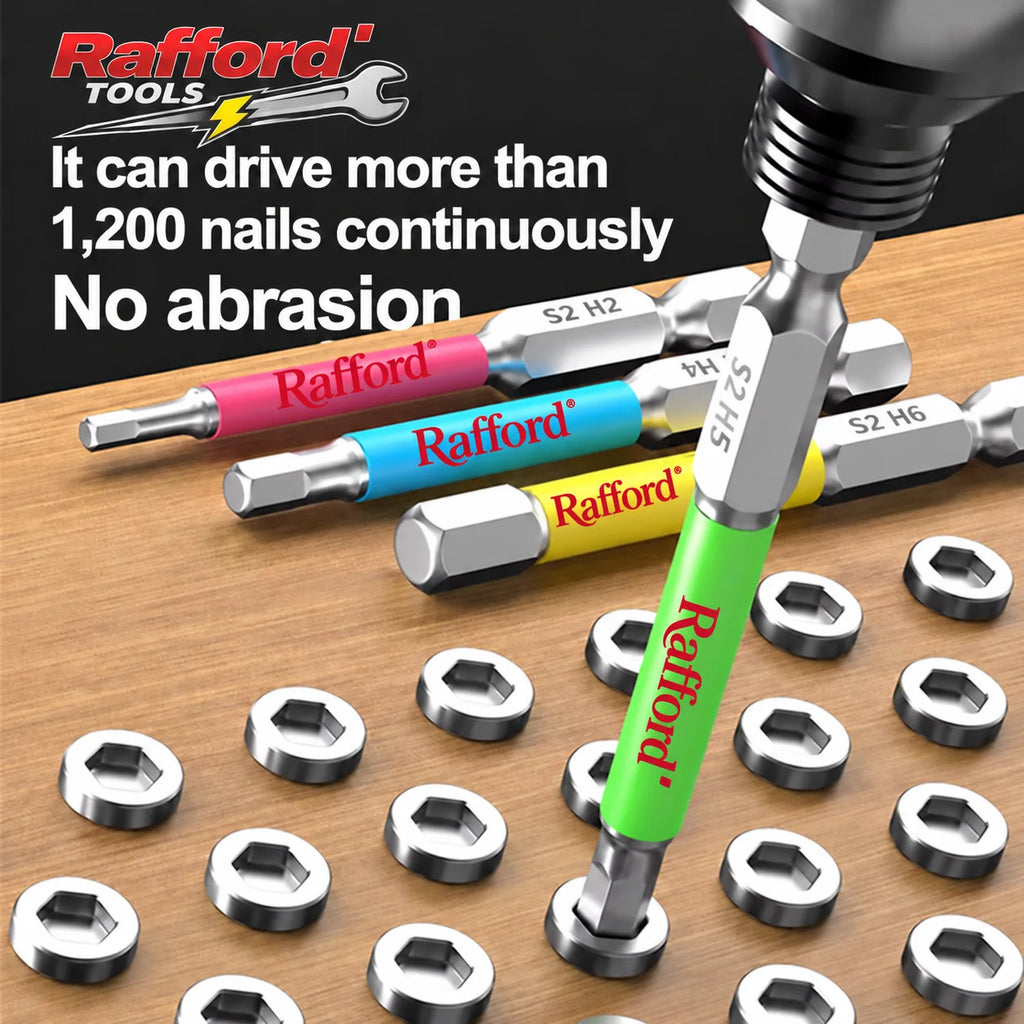 Rafford Rainbow Hex Head Allen Wrench Screwdriver Bit Set S2