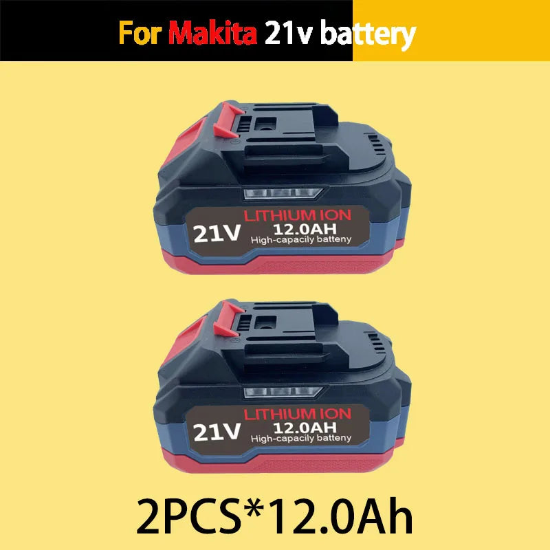 For Makita 18V21V 6.0Ah9.0Ah 12.0Ah Battery Power Tools Li-ion Replacement LXT BL1850 BL1860 DDF487 for 18V Screwdriver with BMS