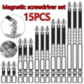 15pcs K5 Non-Slip Anti-Impact Threaded Drill Bit Set High Ma
