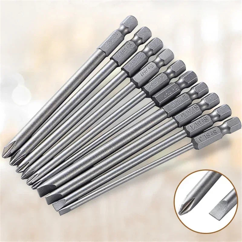 Screwdriver Set Strong Magnetic Batch Head Steel Slotted Cro