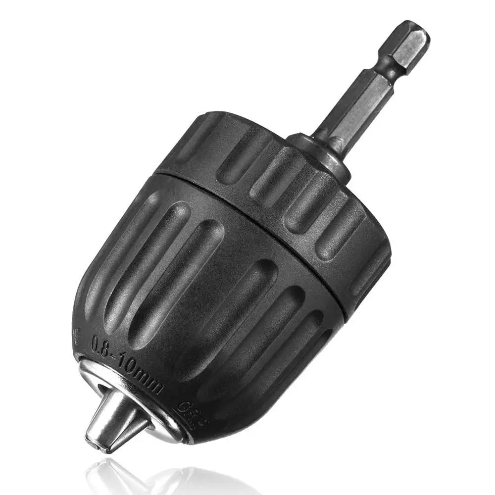 0.8mm-10mm Keyless Drill Chuck Set with Hex Shank 3/8-24UNF 