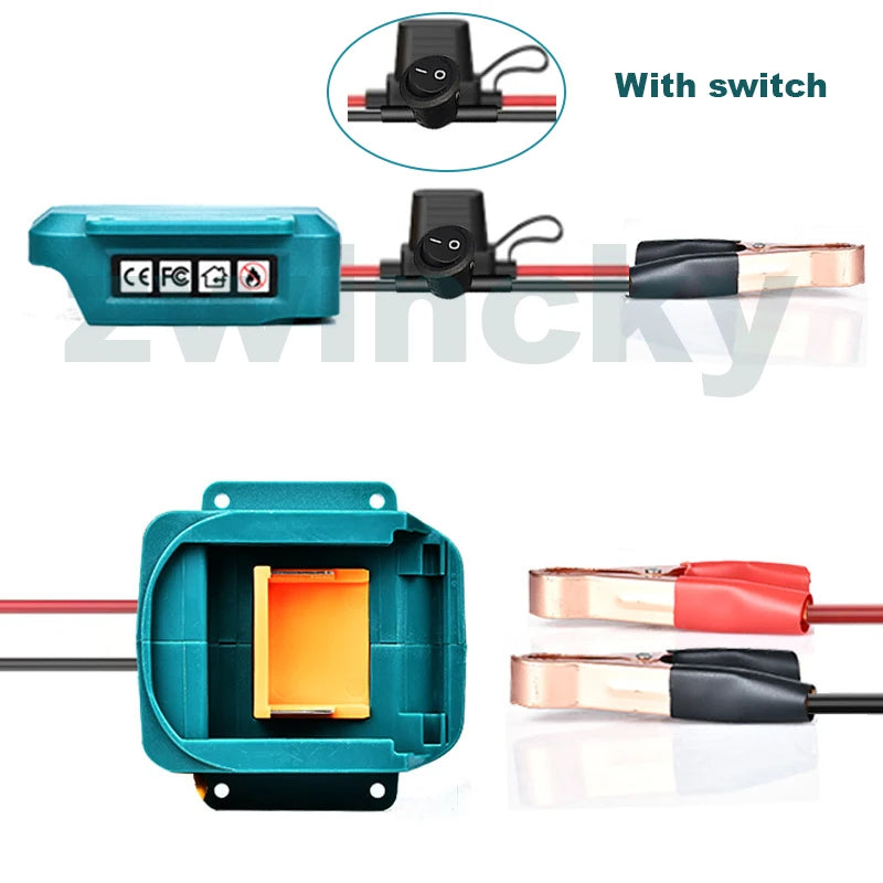 Car Jump Starter for Makita 18V Lithium Battery Adapter Emer