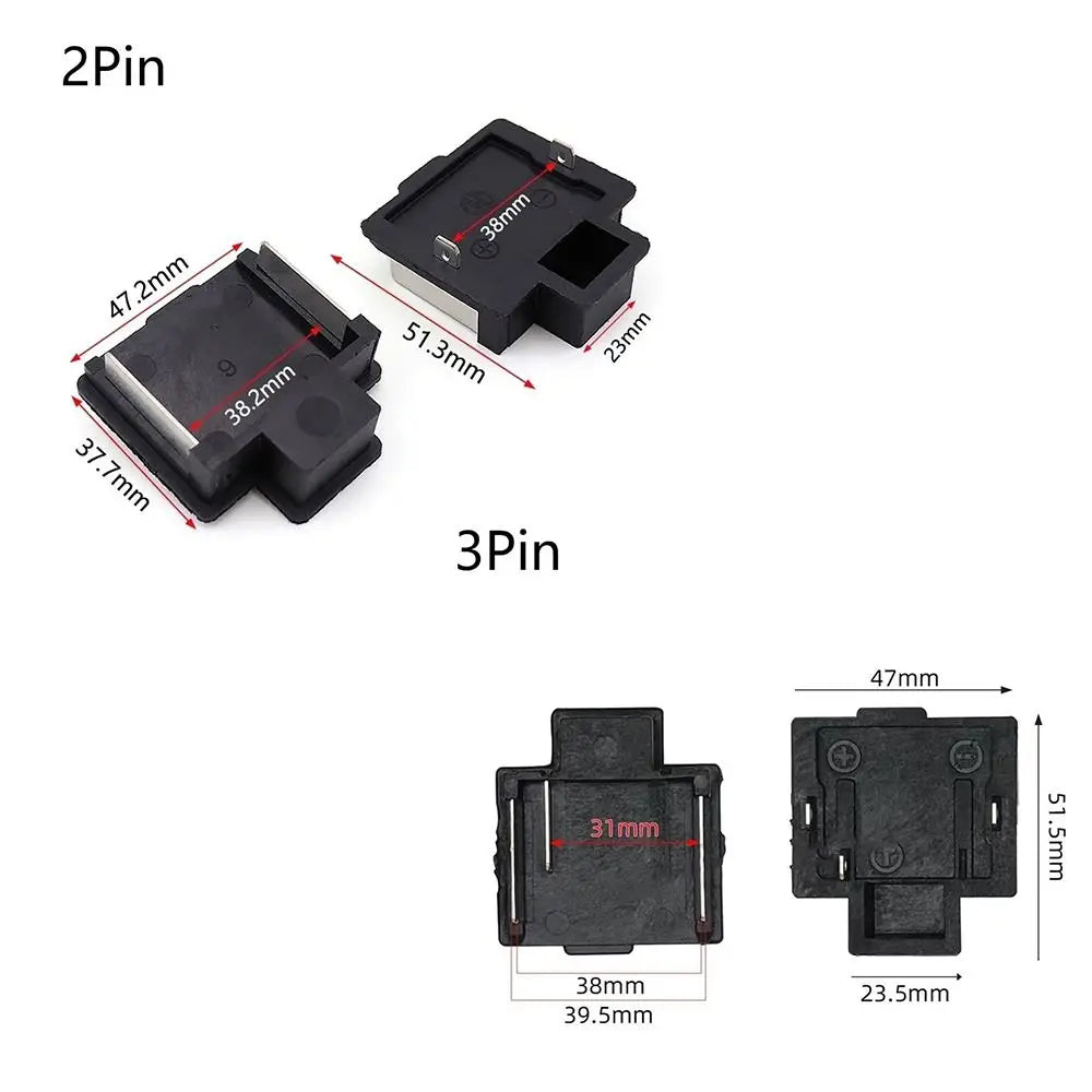 2/3Pin Battery Connector Multifunctional Electrical Power To