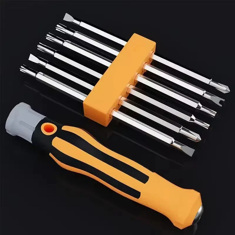 12 In 1 Screwdriver Set Magnetic Bit Cross Flat Shaped Screw