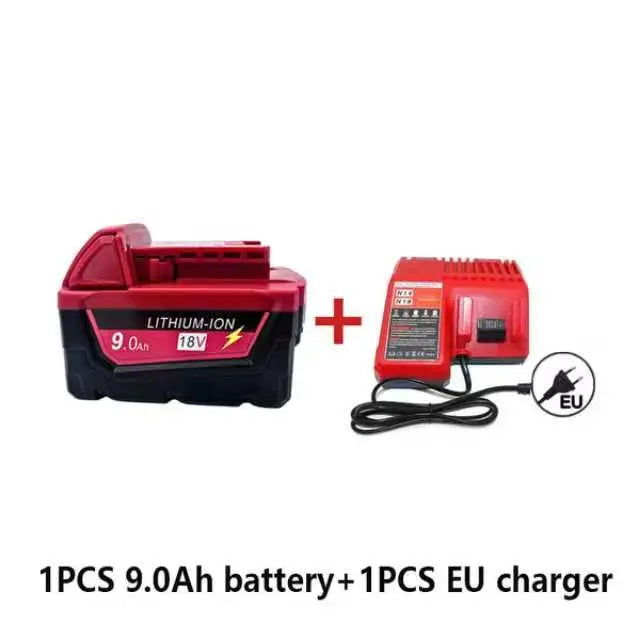 M18 For Milwaukee 18V Power Tool Battery Charger BR XC M18B5 48-11-1860 Built-in 18650 Power Tool Battery 6.0Ah/9.0Ah/12.0Ah