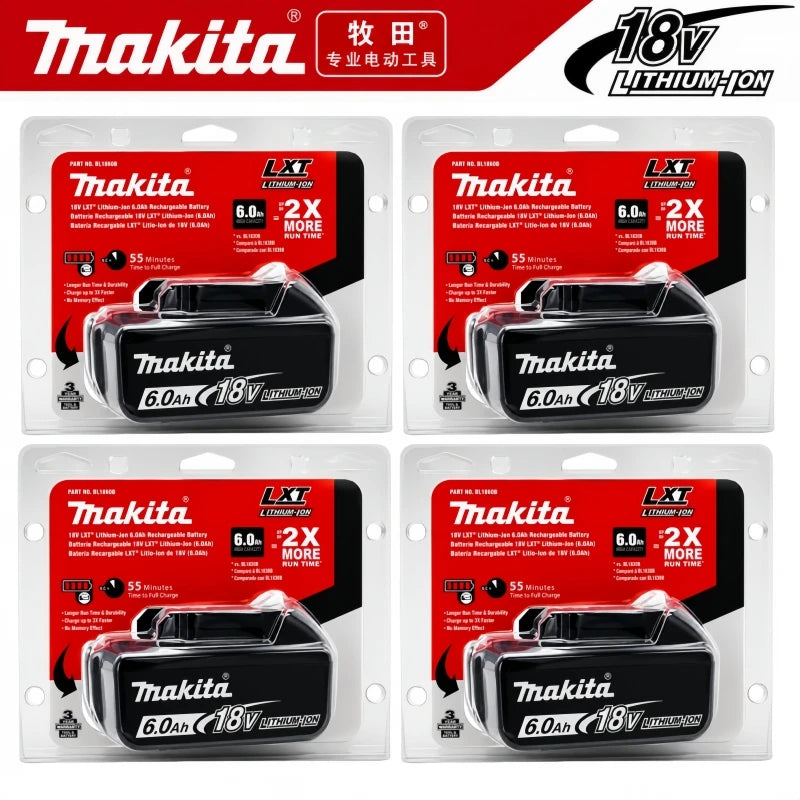 100% Genuine Original Makita BL1860B 18V 6Ah Lithium Battery