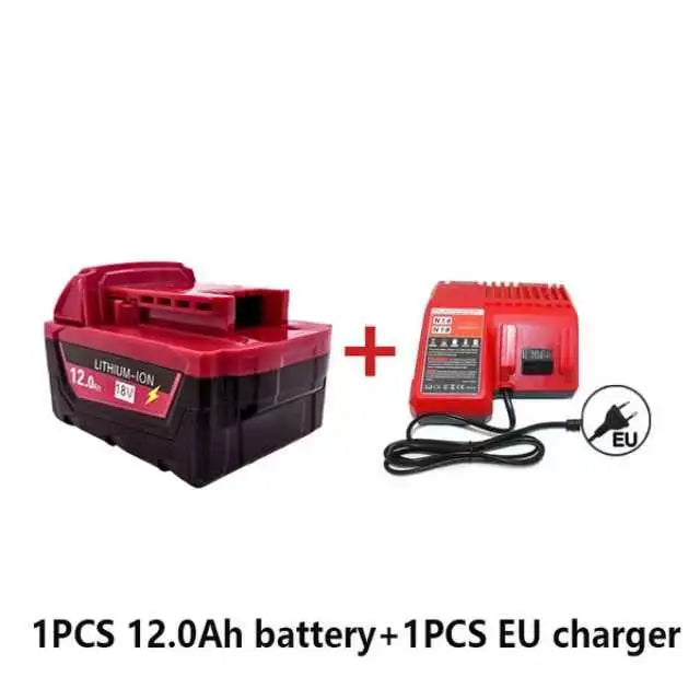 M18 For Milwaukee 18V Power Tool Battery Charger BR XC M18B5 48-11-1860 Built-in 18650 Power Tool Battery 6.0Ah/9.0Ah/12.0Ah