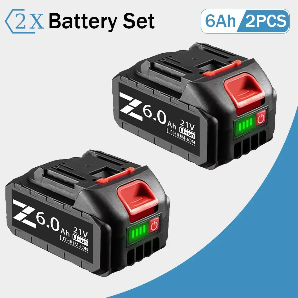 18V 21V 388VF Rechargeable Li-ion Battery 3.0Ah 6.0Ah 9.0Ah For Makita 18V LXT Power Tools Replacement Battery LED Indicator BMS