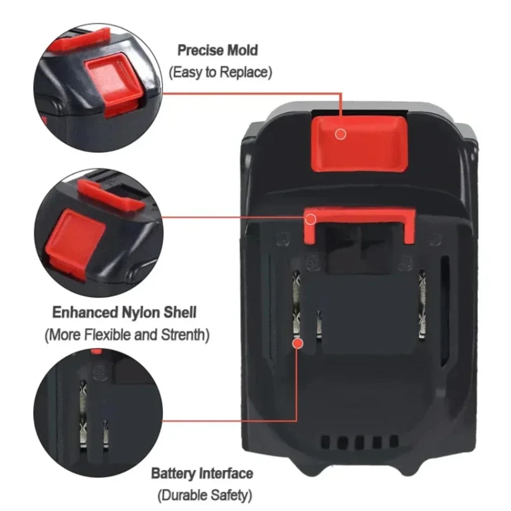 48VF Rechargeable Lithium Ion Battery Large Capacity 18V 21V