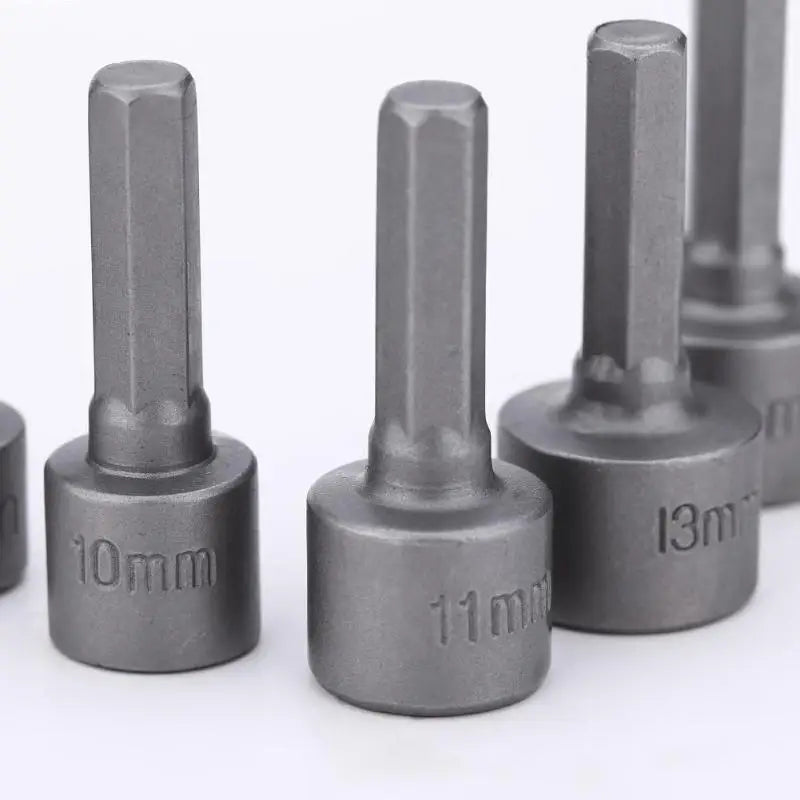 9pcs/set 5mm-13mm Hex Sockets Sleeve Nozzles Nut Driver Set 