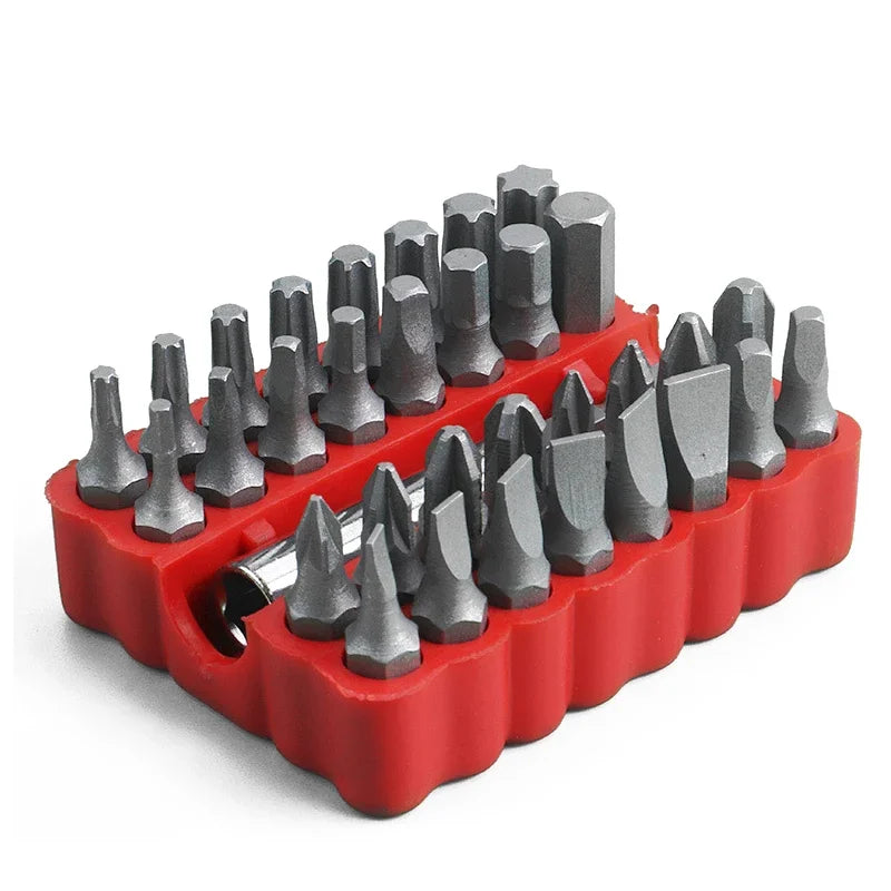 33pc Professional Security Bit Set - Tamper-Proof Multi-Type