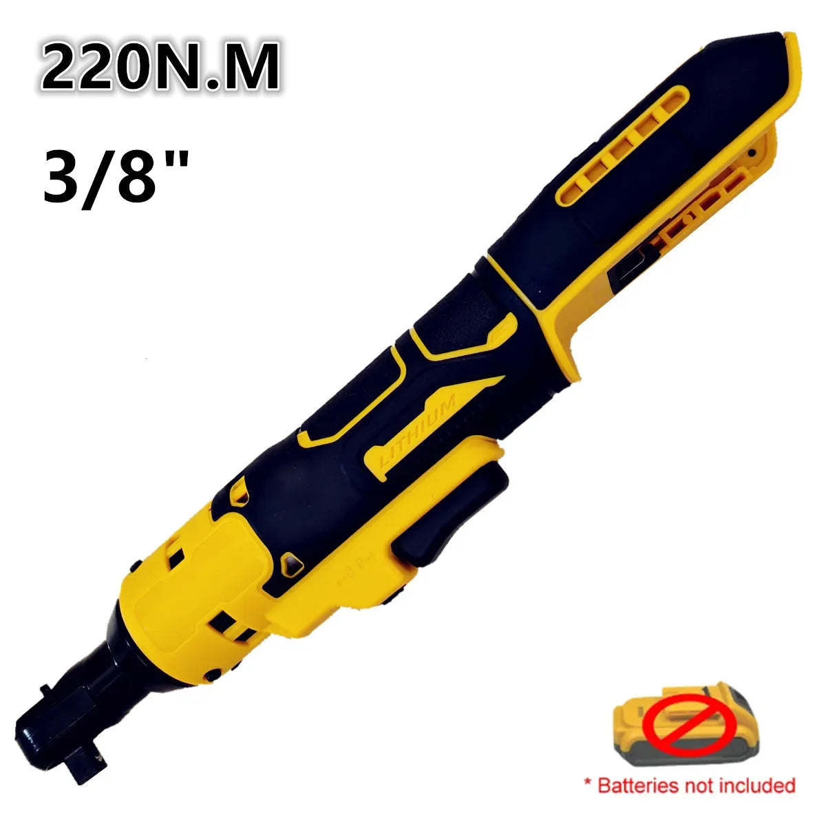 For DeWALT 20V 18V Battery 220/500/1200NM Electric Ratchet W