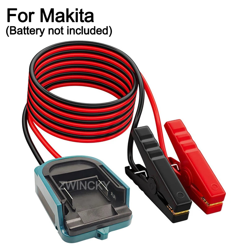 Car Battery Igniter Automotive Emergency Power Kit for Makita/Dewalt/Milwaukee/Ryobi 18V Battery Jumper Starter Jump Kit Tool