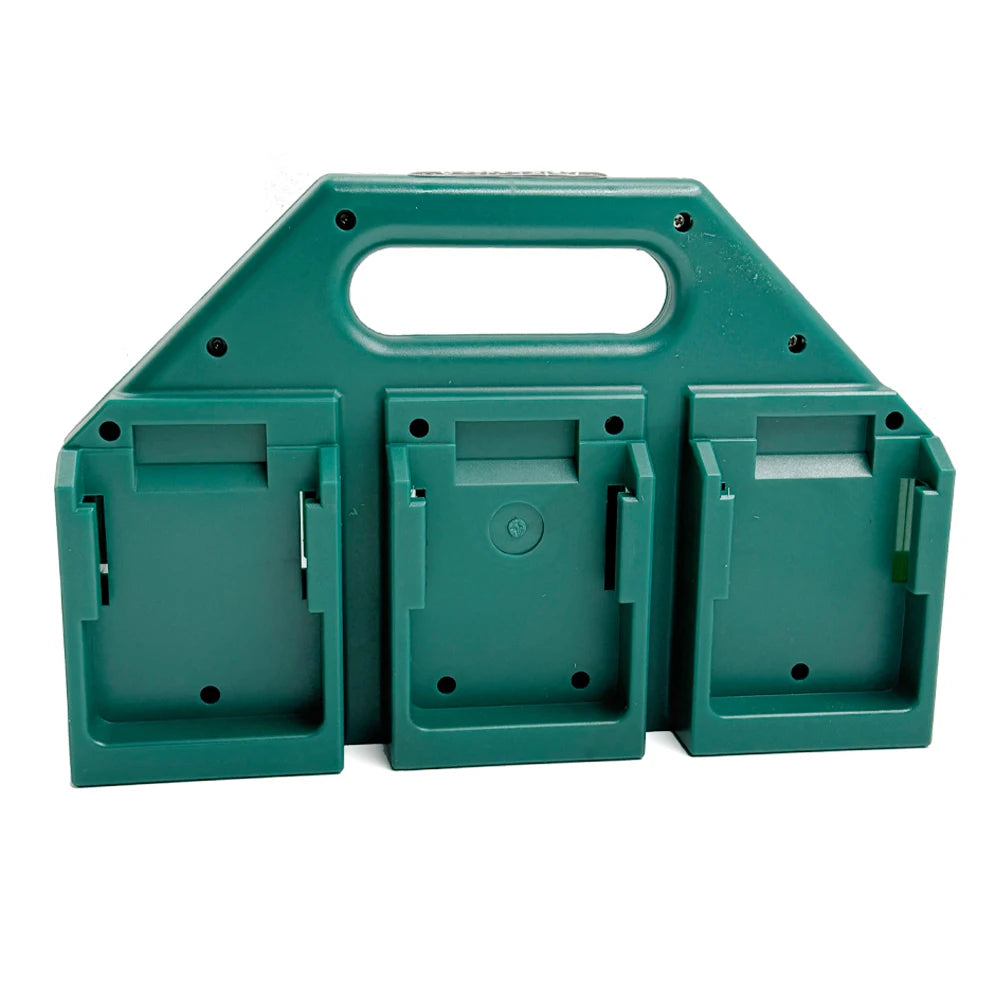 6-Slot Battery Carrying Holder for Makita 18V battery Batteries Case Storage Organizer Rack Portable Battery Caddy with Handle