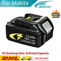 18V 12Ah Replacement Battery for Makita BL1860 BL1850 BL1840