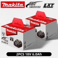 100% Makita 6.0 Ah Battery 18V LXT Lithium-Ion BL1860 with LED Indicator Battery 18V Battery Power Tool Battery Original 18V 6Ah
