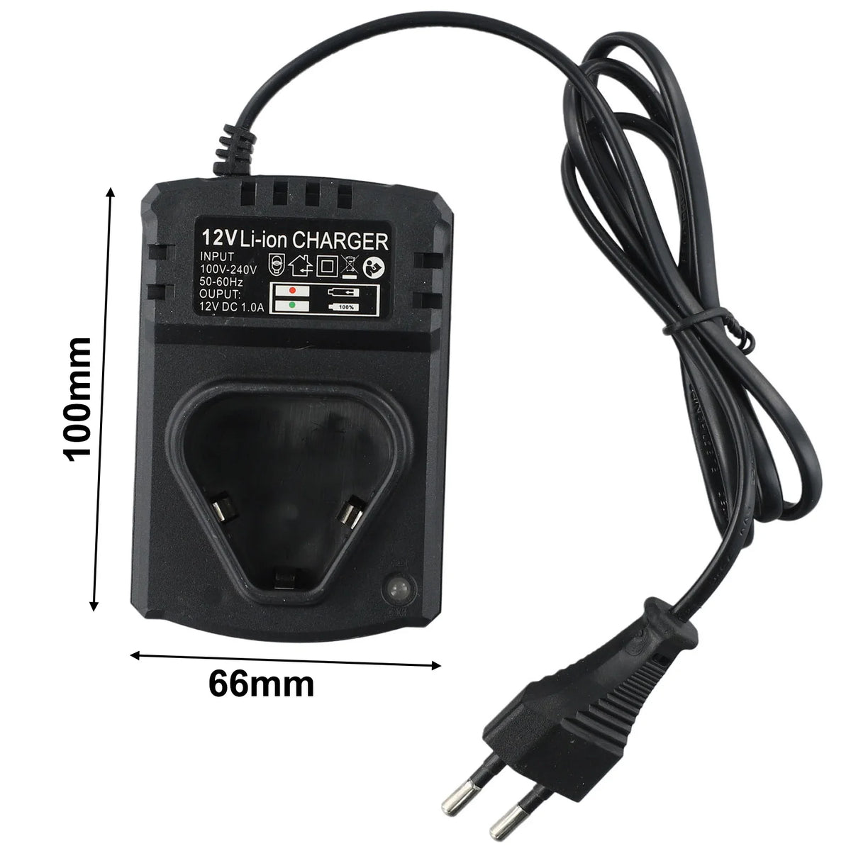 1PC 12V Universal Electric Drill Charger DC US/EU Li-Ion Rec