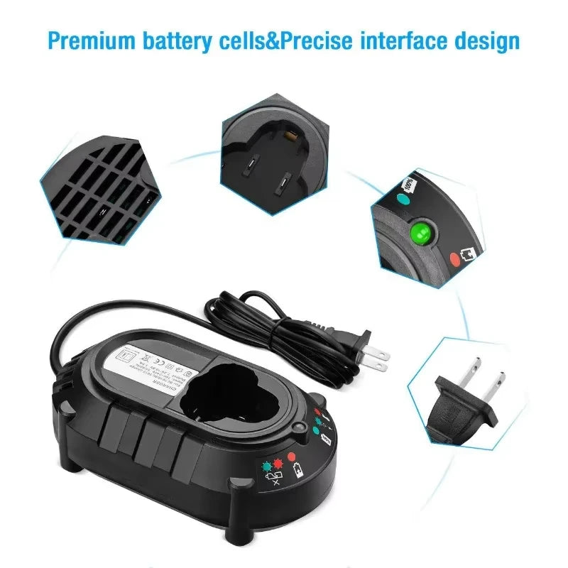 Charger for Makita BL1013 BL1014 10.8V-12V Li-ion Batteries 
