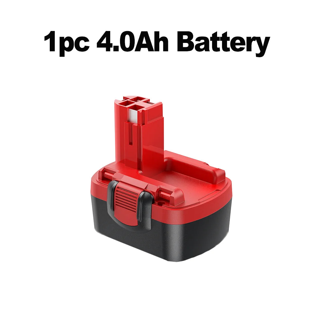 Powtree 14.4V For Bosch Battery BAT038 4000mAh NI-MH Power Tool Battery For Bosch BAT040 BAT038 BAT041 BAT159 PSR GSR GWS