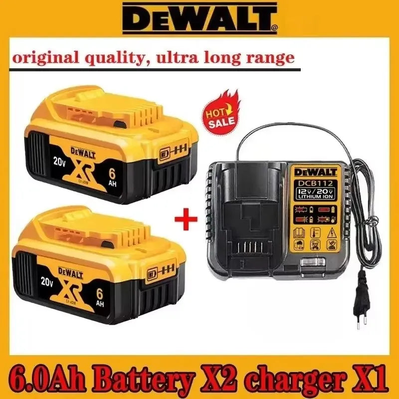 DeWALT Original Battery 20V/60V 6Ah 9Ah MAX FlexVolt for DCB606 DCB205 DCB206 DCB209 DCB182 Power Tool
