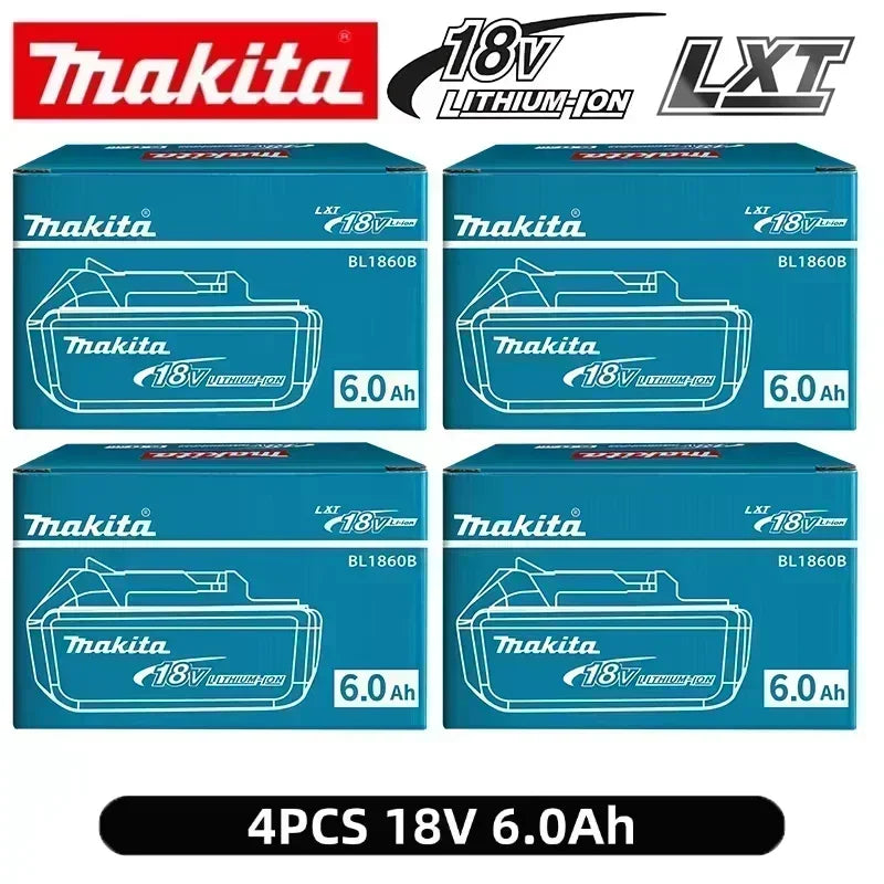100% Original Makita 18V 6.0Ah battery for Makita BL1830 BL1830B BL1840 BL1840B BL1850 BL1860B power tools battery