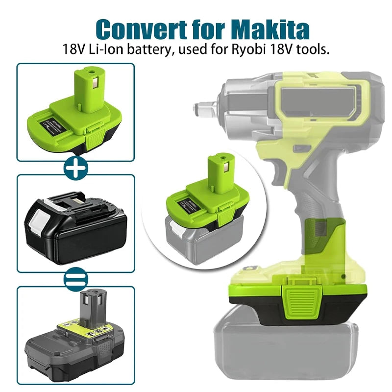 New MT20RNL Battery Adapter Converter for Makita 18V Lithium