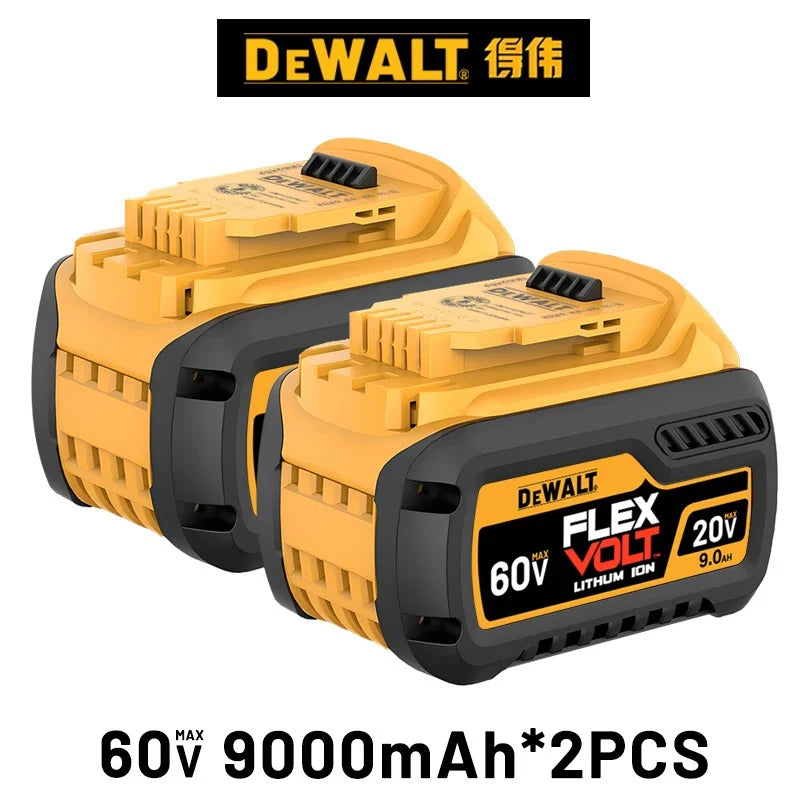 DeWALT 100% Original Battery 20V/60V 6Ah 9Ah MAX FlexVolt for DCB606 DCB205 DCB206 DCB209 DCB182 Power Tool with Battery