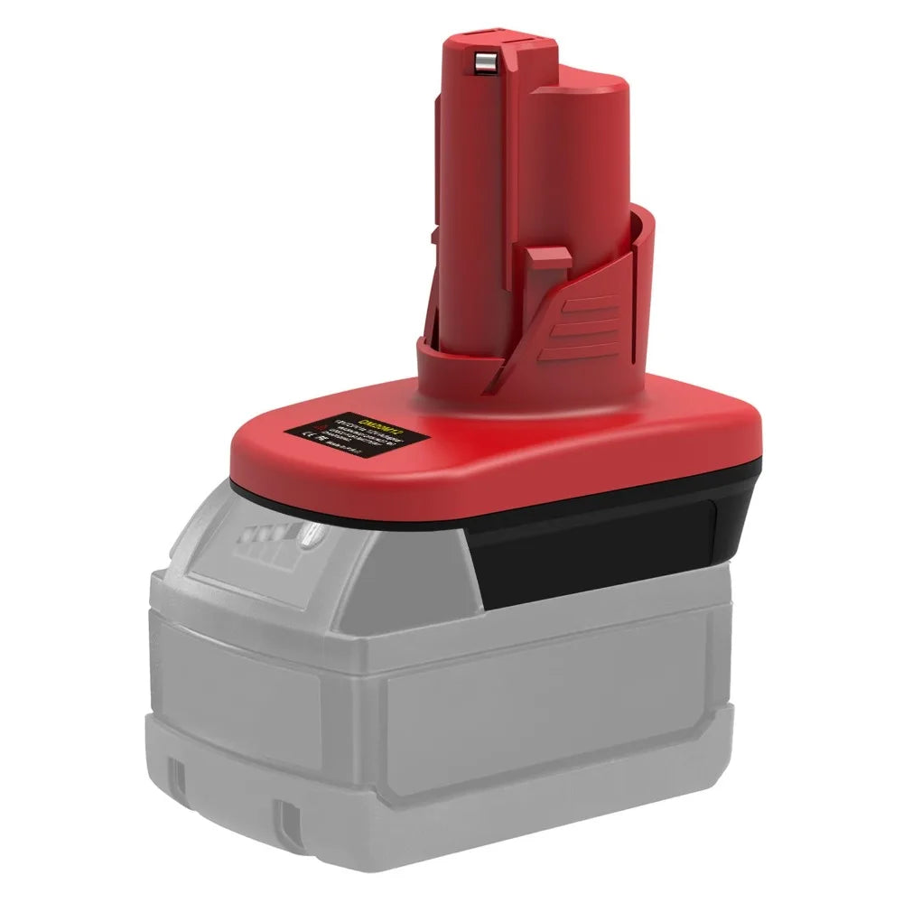 DM20M12 Adapter for Milwaukee M18 18V for DeWalt 20V Lithium