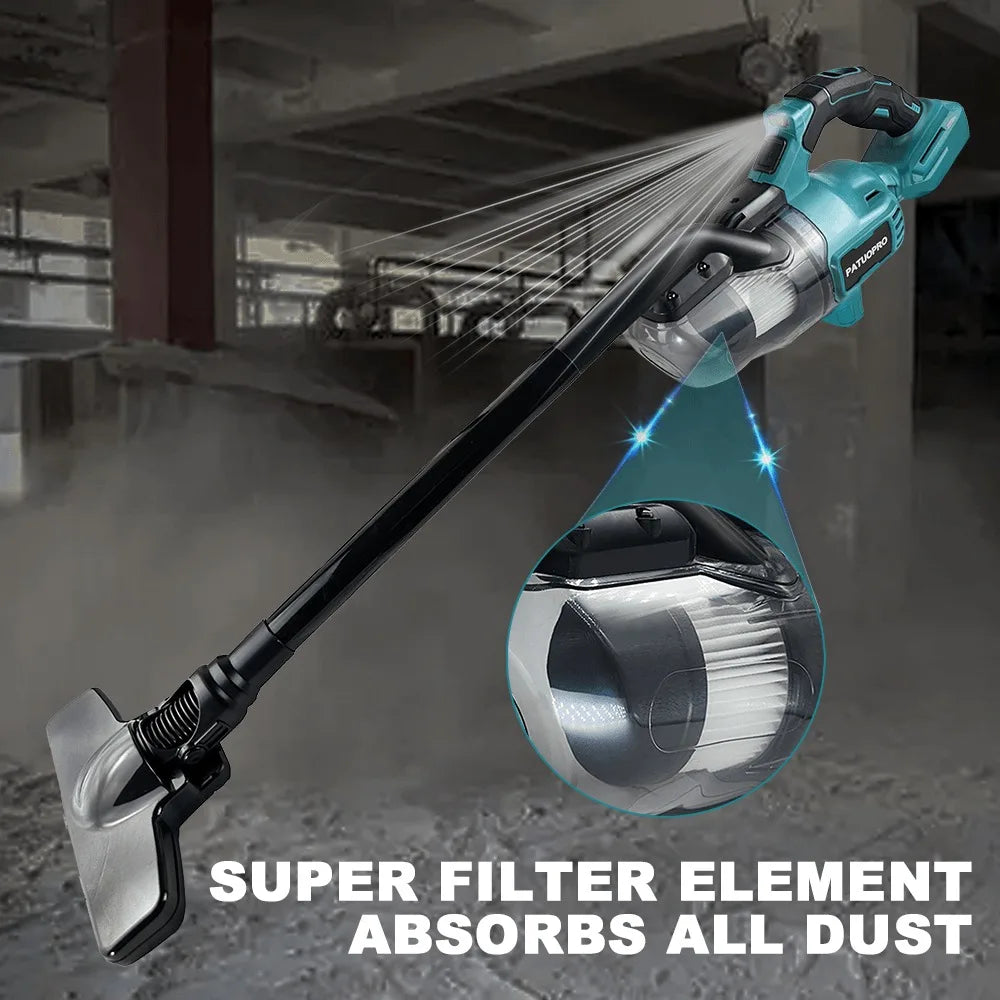 PATUOPRO Cordless Electric Vacuum Cleaner Car Pet Hair Carpe