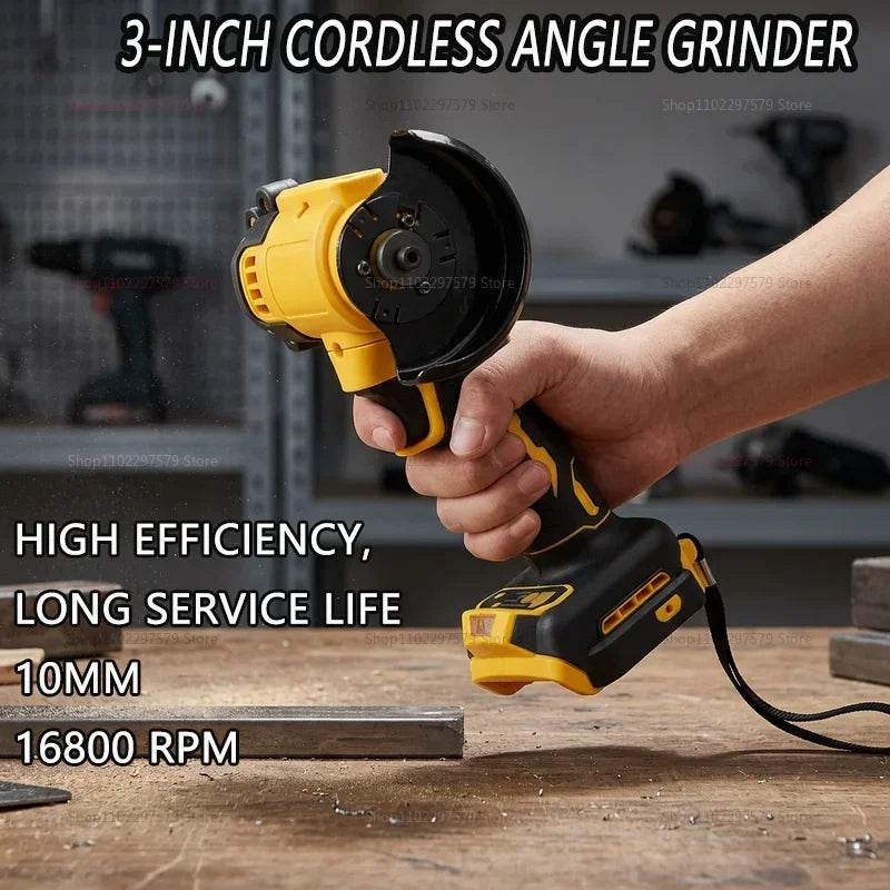 Cordless Angle Grinder 3 Inch Mini Polishing Grinding Machin