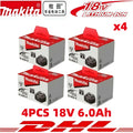 100% Genuine Makita Rechargeable 18V Battery Makita 6000mAh 