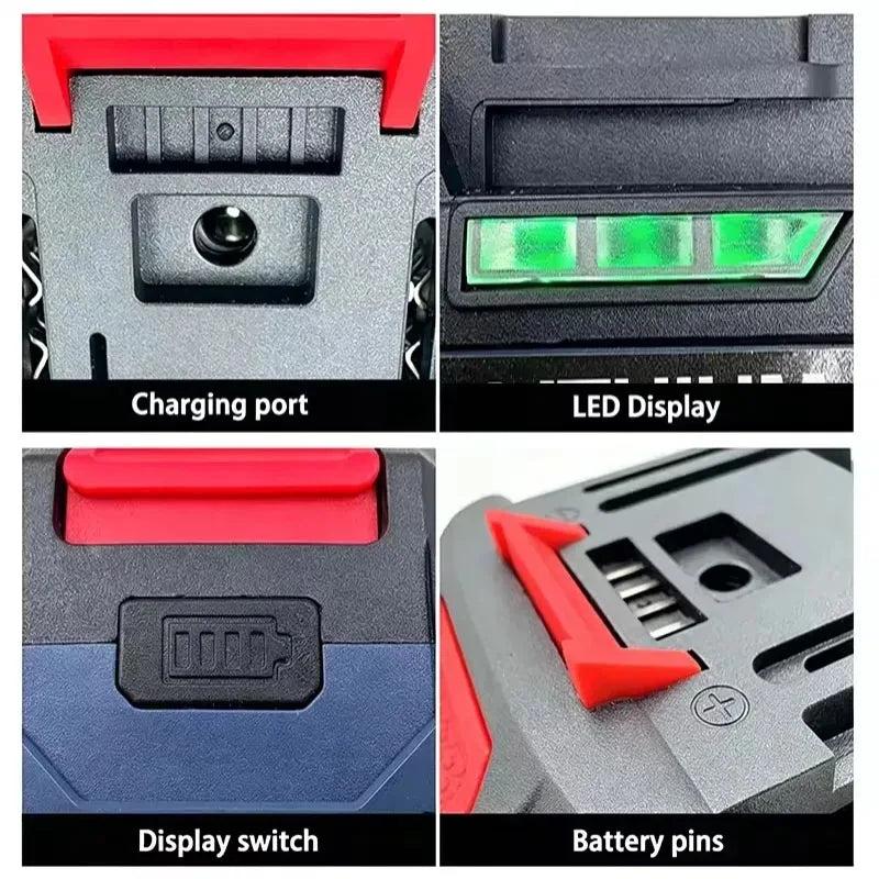 Rechargeable Battery 6.0Ah 9.0Ah 1.2Ah Power Tool Lithium Ba
