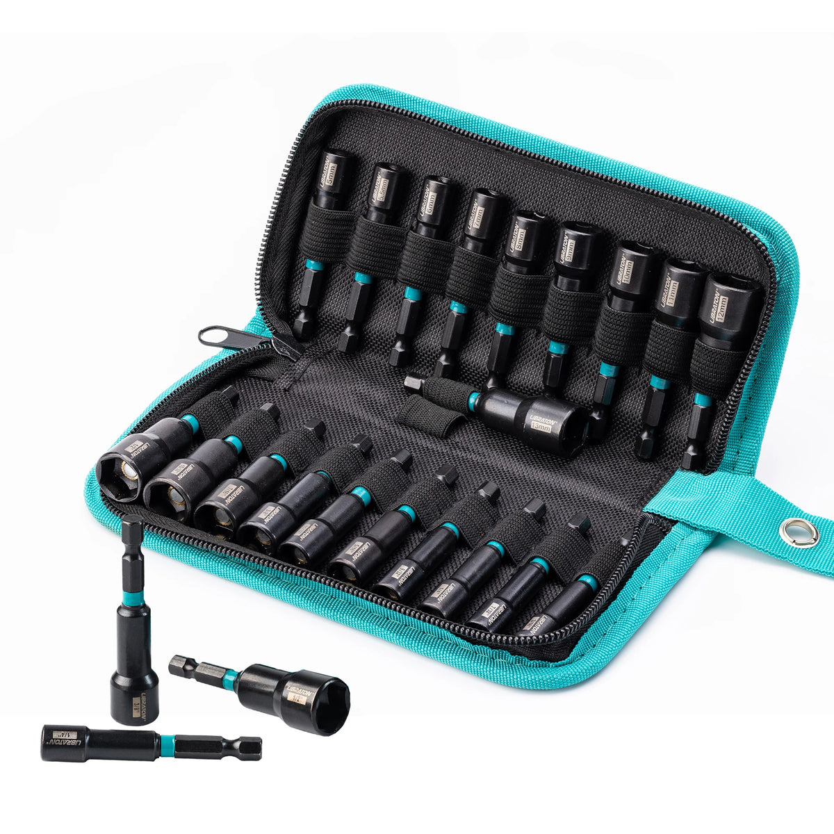 LIBRATON 20PCS Magnetic Nut Driver Set Impact Drill Driver B