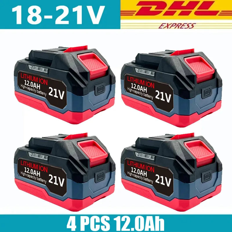 21V 6.0Ah 12.0Ah For Makita 18V Battery Power Tools Li-ion Replacement LXT BL1850 BL1860 DDF487 for 18V Screwdriver with BMS