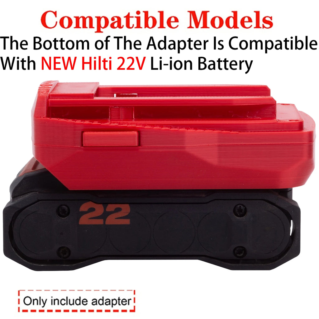 Battery Adapter/Converter for Old Hilti 22V B22 CPC Li-ion T