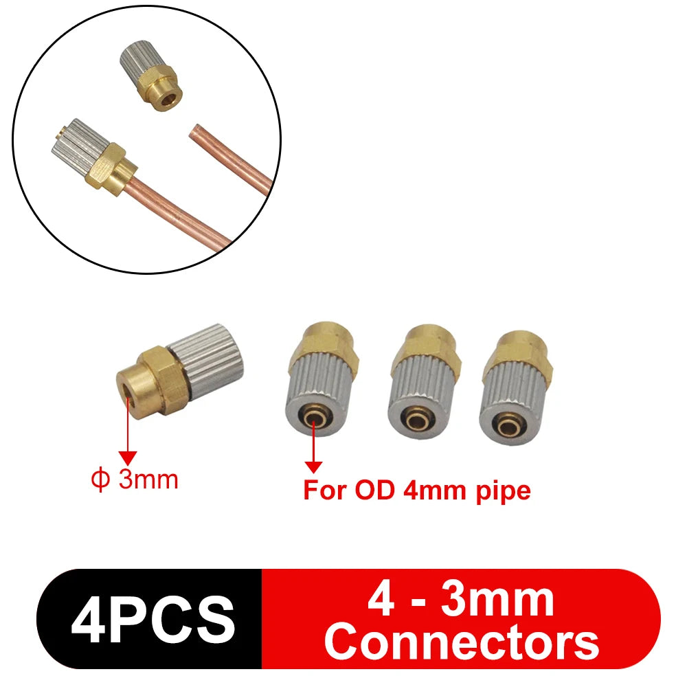 3mm/4mm Hose Hydraulic Copper Tube Welding M3/M5 Connector Bender Tool for RC Excavator Hydraulic Model Parts