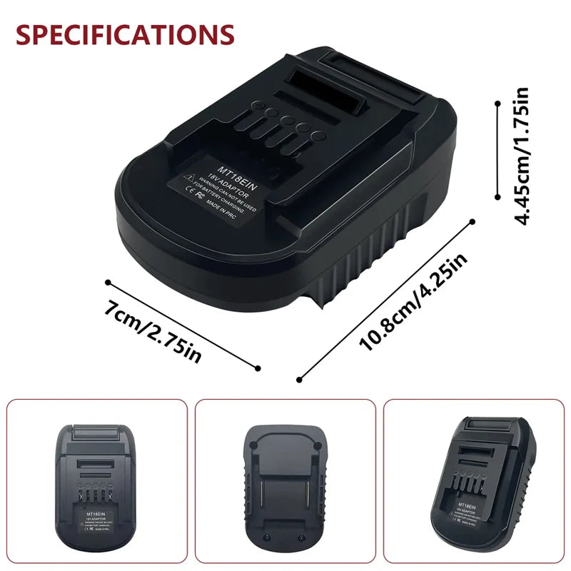 1/2PCS Adapter for Makita 18V To for Einhell 18V Li-ion Batt