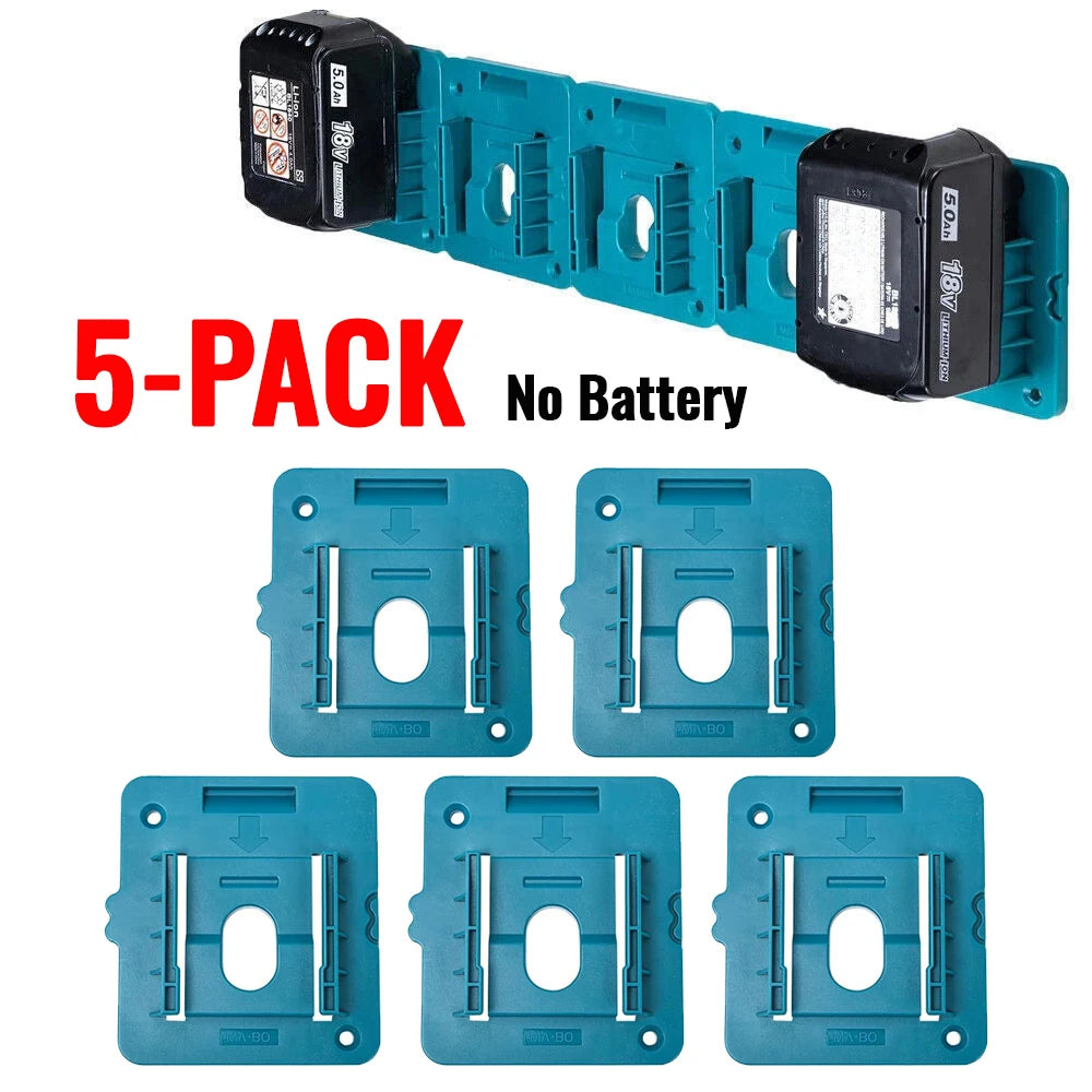 5PCS Battery Holder for Makita 18V Li-ion Battery Tools Mach