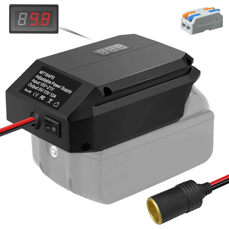 DC 18V to 12V Step Down Converter for Makita Battery Power W