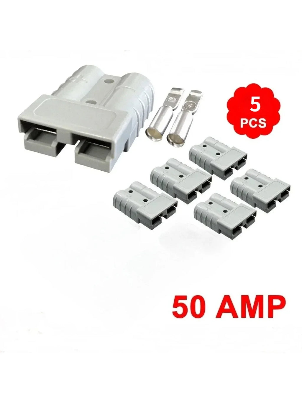 5/10pcs 50A/120A/175A/350A Anderson Style Plug Connectors 12-24V DC Power Tool Power Charger Battery Electronic Accessories
