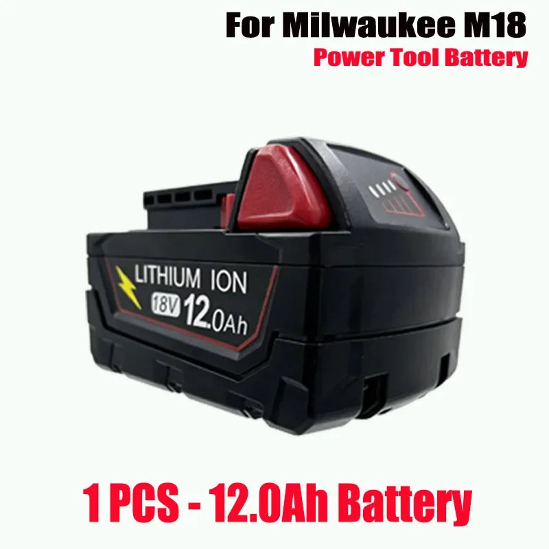 New Style For Milwaukee M18 Power Tool Battery Charger 18V 6000mAh M18B5 48-11-1860 18650 Battery 6.0Ah 9.0Ah 12.0Ah