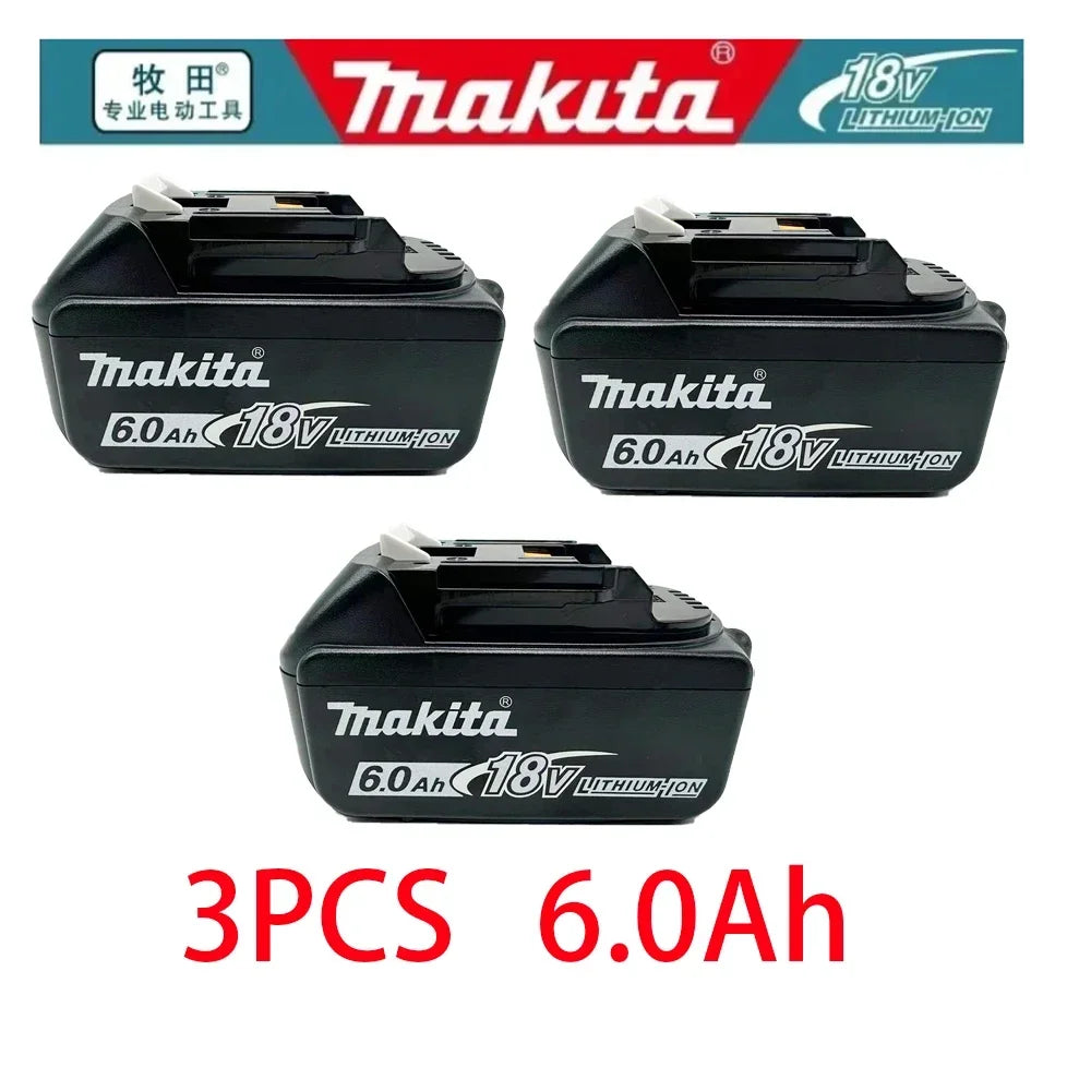 2026 Makita 18vBattery With Charger Rechargeable Lithium Ion for DDF487 BL1880 BL1860B LXT400 Power Tool Makita 18 v Battery