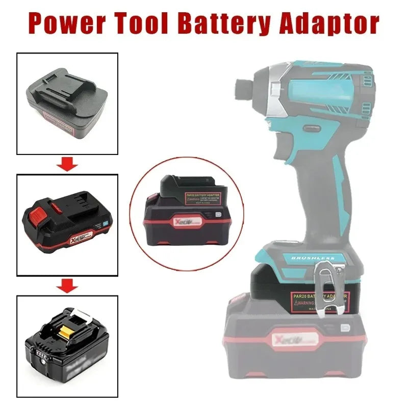 Battery Adapter Converter for Parkside 20V Lithium Batteries