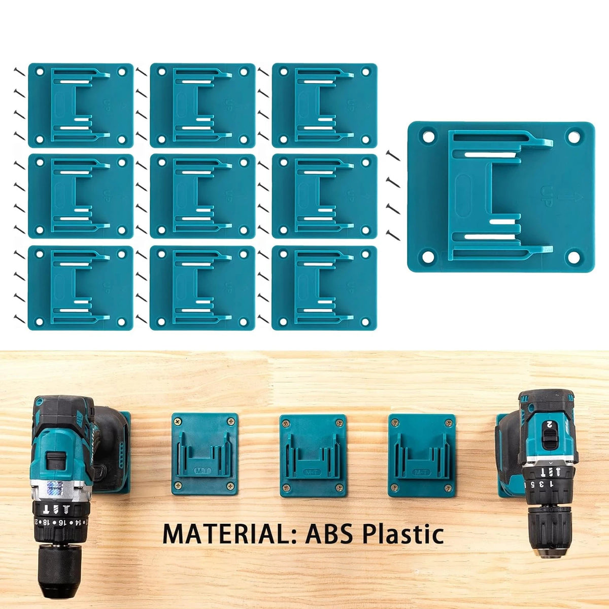 1pcs/2pcs/6/10pcs Wall Mount Electric Tool Holder for Makita