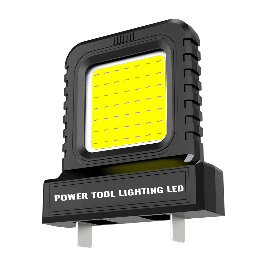 Power Tool Parts for Makita 18V Lithium Battery LED Work Lights Handheld Lamp Spotlights Flashlight Hand Lantern 2 USB