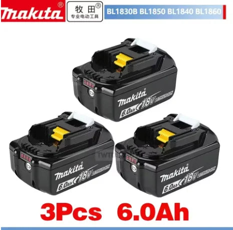 9AH 6AH 5AH makita BL1860 18V Battery Power Tools Li-ion Replacement LXT BL1850 BL1840 for 18 V Screwdriver with BMS TPCELL 18V