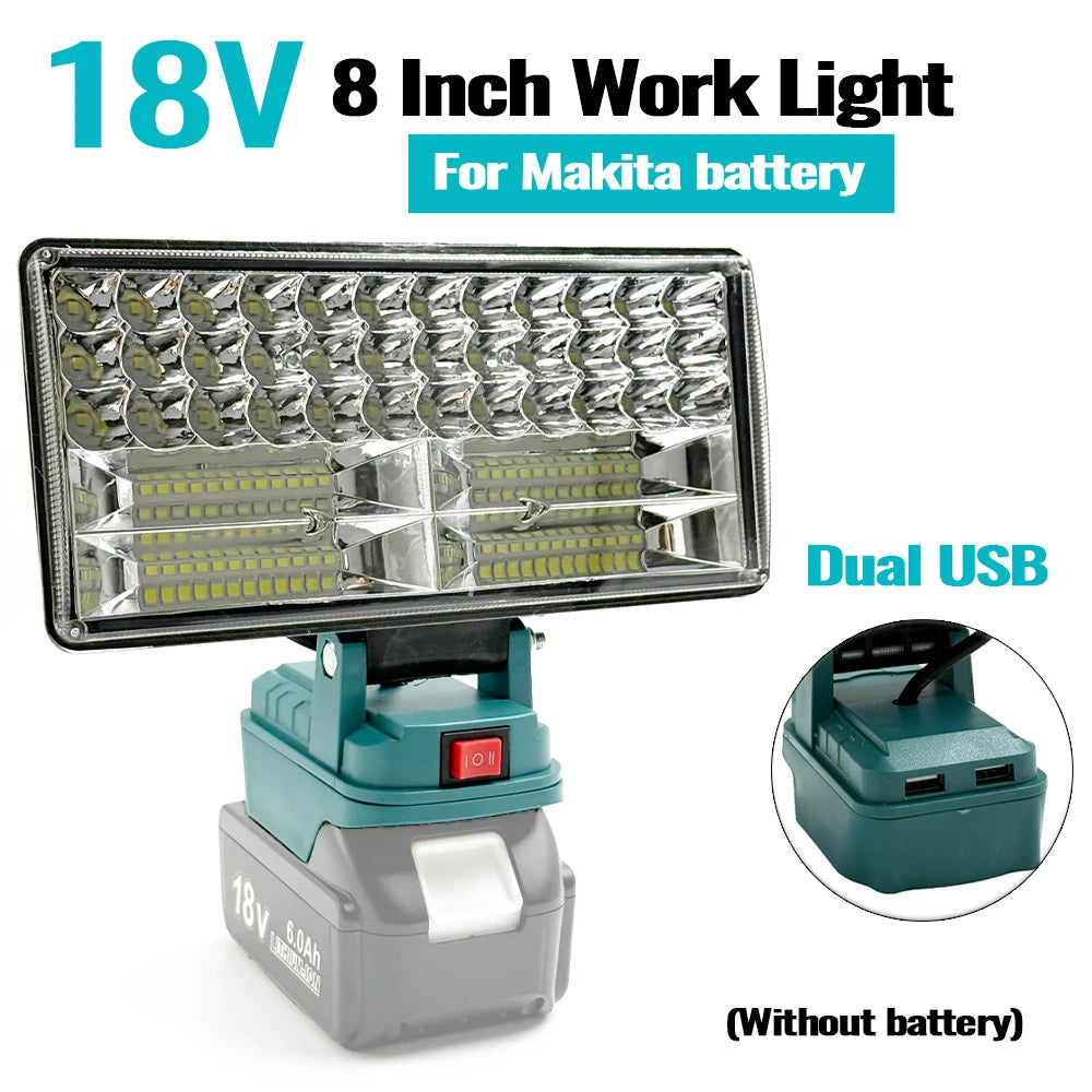 Power Tool Parts for Makita 18V Lithium Battery LED Work Lig