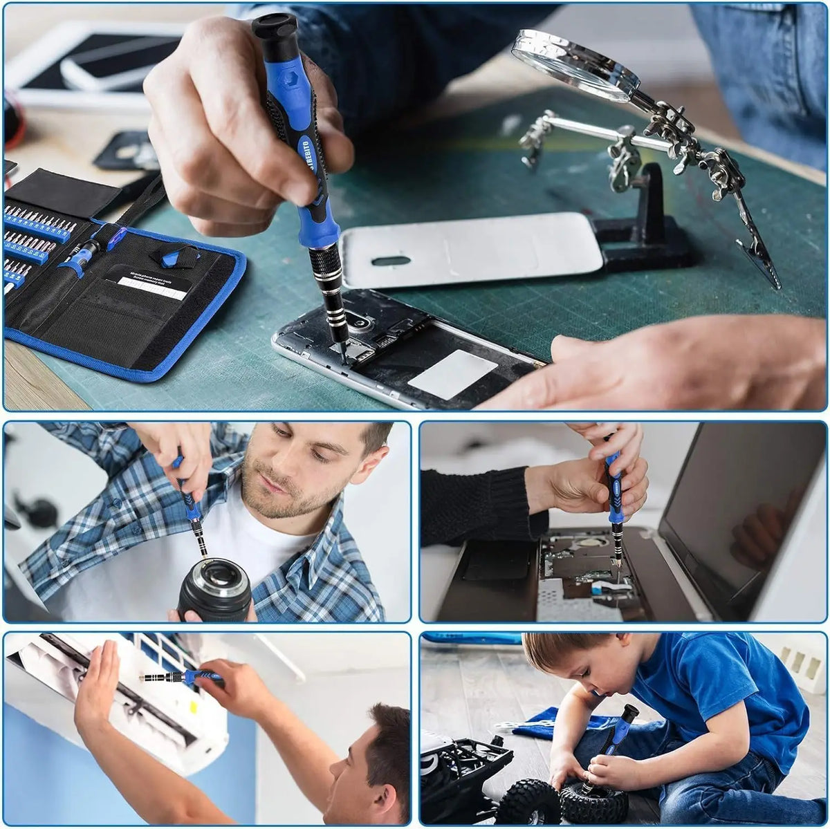 Precision Screwdriver Sets 142-Piece Electronics Precision S