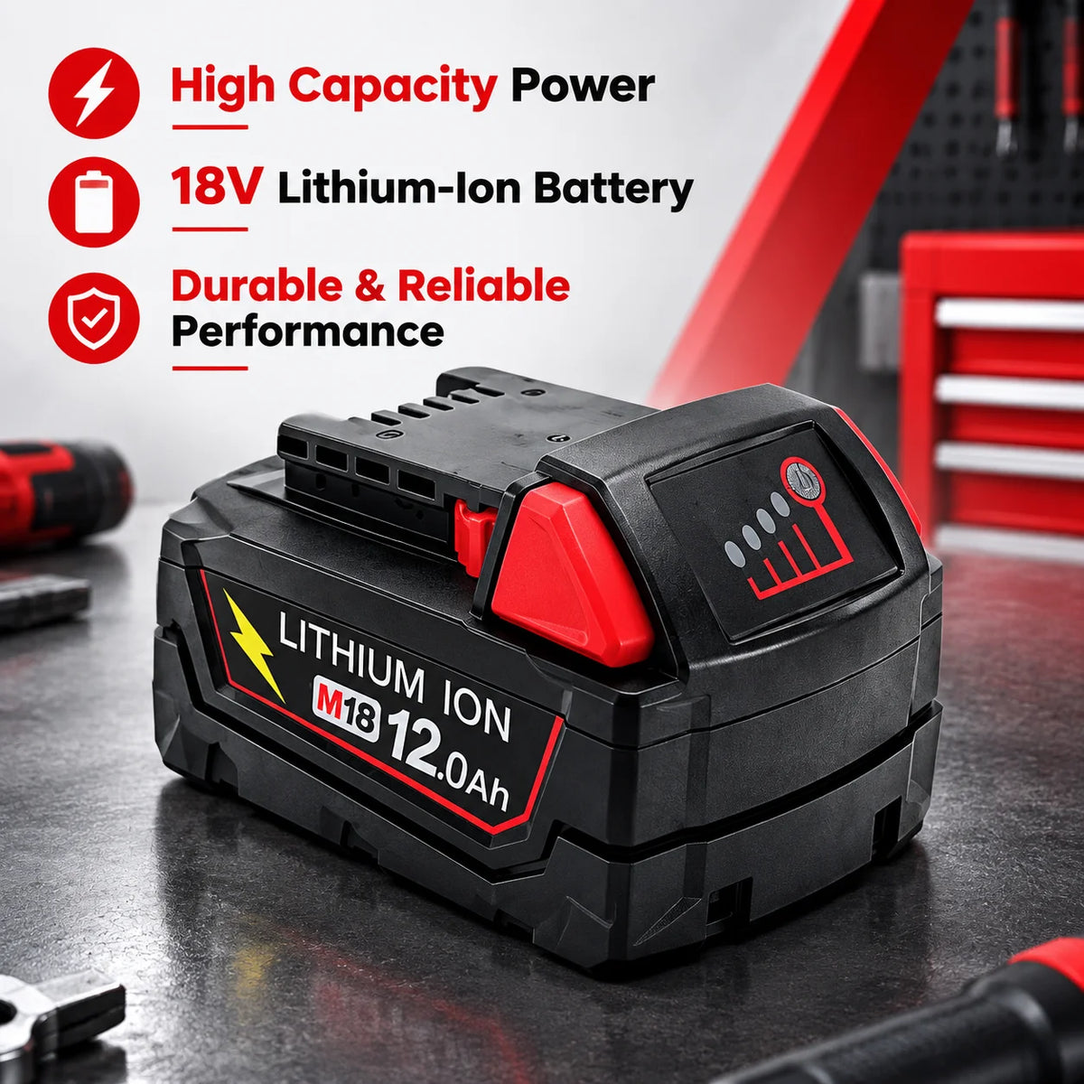 2026 new style For Milwaukee M18 Power Tool Battery Charger 