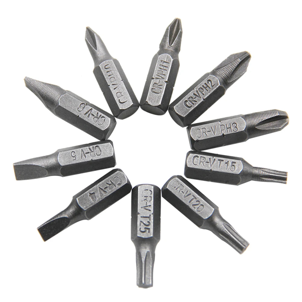 L-shaped 1/4 Hexagonal Screwdriver Bit 90 Degree Double Head